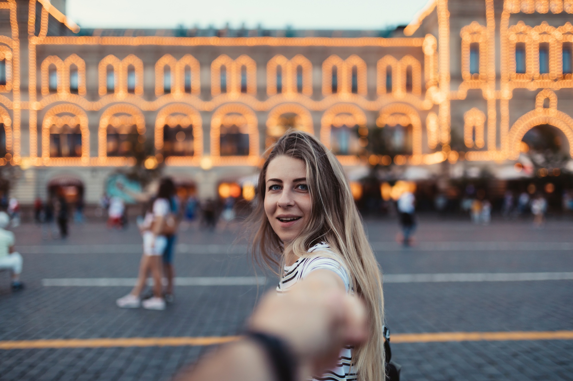Woman traveling